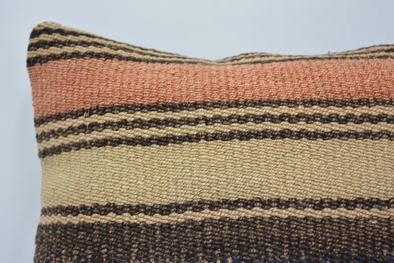 Cushion, Vintage Kilim Pillow, 12x12 Beige Cushion, Sofa Cushion Case, Outdoor Patio Cushion Cover, Kilim Pillow Cover, Vintage Kilim Throw Pillow - 2