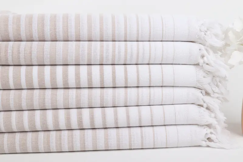Bride Gift, Bachelorette Party Decorations, Bridesmaid Towel, Gym Towel, Custom Towel, Bridesmaid Gift, 70x40 Cotton Striped Towel, Travel Towel - 3