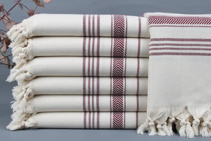 Organic Towel Turkish Bath Towel Beige 40x71 Inches