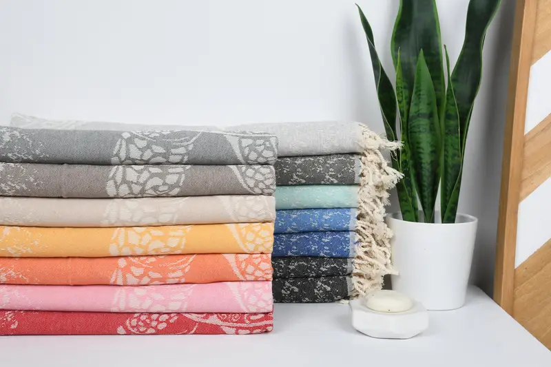 Gift For Him, Custom Gifts, Small Bath Towels, Valentine Day Gift For Her, 36x18 Cotton Carretta Patterned Towel, Bridesmaid Gifts, Kitchen Towel - 2