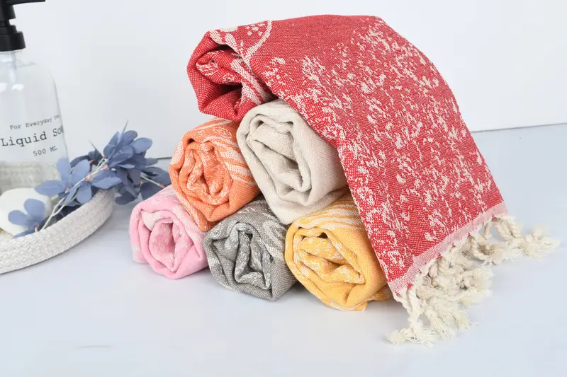 Gift For Him, Custom Gifts, Small Bath Towels, Valentine Day Gift For Her, 36x18 Cotton Carretta Patterned Towel, Bridesmaid Gifts, Kitchen Towel - 5
