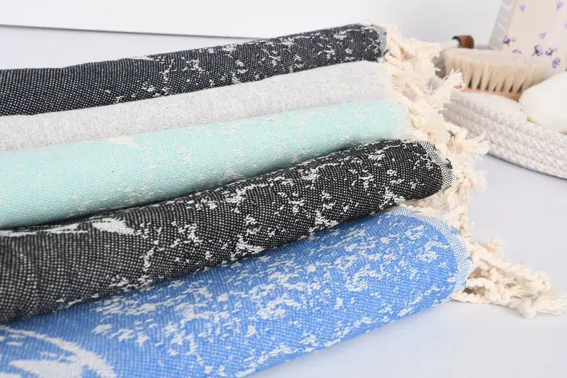Gift For Him, Custom Gifts, Small Bath Towels, Valentine Day Gift For Her, 36x18 Cotton Carretta Patterned Towel, Bridesmaid Gifts, Kitchen Towel - 3