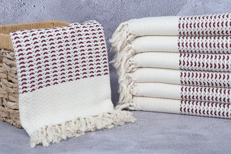 Bachelorette Party Gift, Fouta towel, Turkish Towel Bulk, Yoga Towel, Summer Gift, House Warming Gift, Best Wedding Gift, 76x40 Cotton Diamond Towel - 3