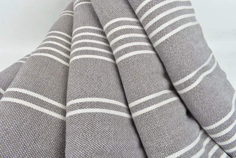 Woven Blanket, Turkish Towel Blanket, 96x70 Cotton Striped Towel, Decorative Blanket, Mother Of The Groom Gift, Bachelorette Party Favors - 8