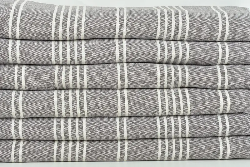 Woven Blanket, Turkish Towel Blanket, 96x70 Cotton Striped Towel, Decorative Blanket, Mother Of The Groom Gift, Bachelorette Party Favors - 2