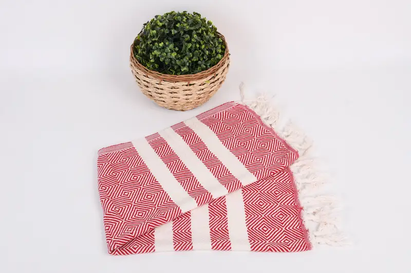 Monogram Kitchen Towel, Holiday Towel, Bridal Gifts, 32x20 Cotton Diamond Towel, Personalized Dish Towel, Wedding Hand Made Gift, Personalized Gift - 4