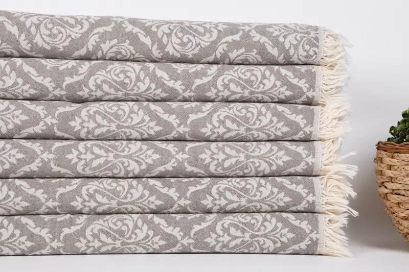 Monogrammiertes Handtuch, türkisches Handtuch, personalisiertes Geschirrtuch, Fitnesstuch, Trauzeuggeschenk, 40x24 Baumwoll -Barocktuch, Geschenke für ihn - 2