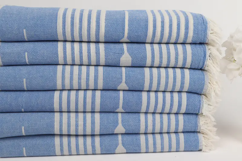 Turkish Towel Beach, Gift For Coworker, 70x36 Cotton Striped Towel, Bridesmaid Gift Towel, Bachelorette Party Items, Home Decor Gifts, Wedding Towel - 3