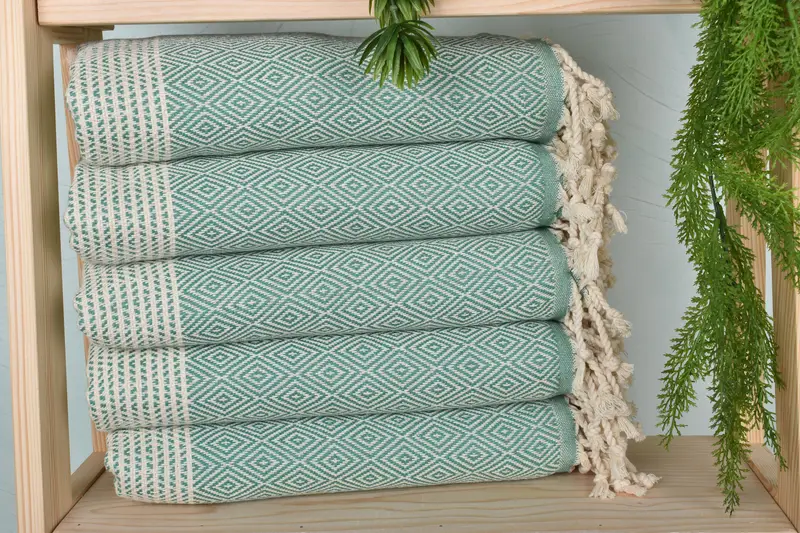 Custom Wedding Gifts, 70x40 Cotton Chevron Towel, Handmade Gift, Personalized Towel Gift, Turkish Towel USA, Spa Towel, Best Friend Christmas Gift - 2
