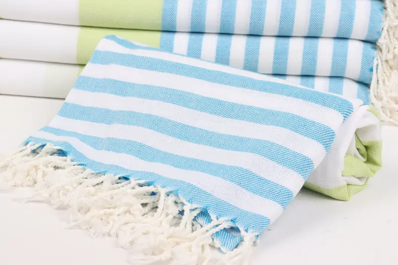 Wedding Gift Ideas, Custom Bath Towel, Best Friend Wedding Gift, 70x40 Cotton Striped Towel, Turkish Towel USA, Beach Towel Bulk, Wedding Favors - 4