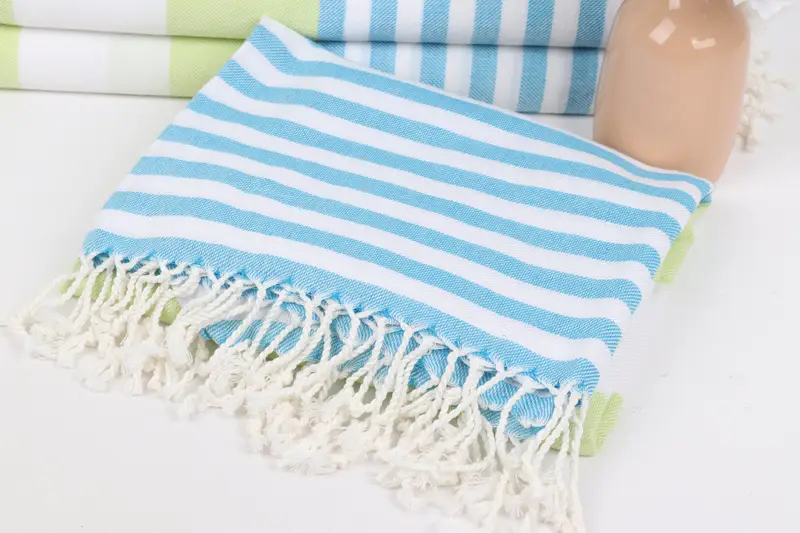 Wedding Gift Ideas, Custom Bath Towel, Best Friend Wedding Gift, 70x40 Cotton Striped Towel, Turkish Towel USA, Beach Towel Bulk, Wedding Favors - 5