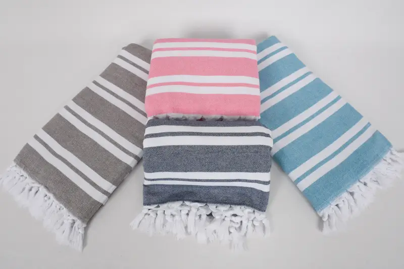 Gym Towel, Housewarming Gift, Gifts For Him, Bachelorette Party Favors, 68x36 Cotton Striped Terry Towel, Wedding Day Gift For Bride, Spa Gift Towel - 8