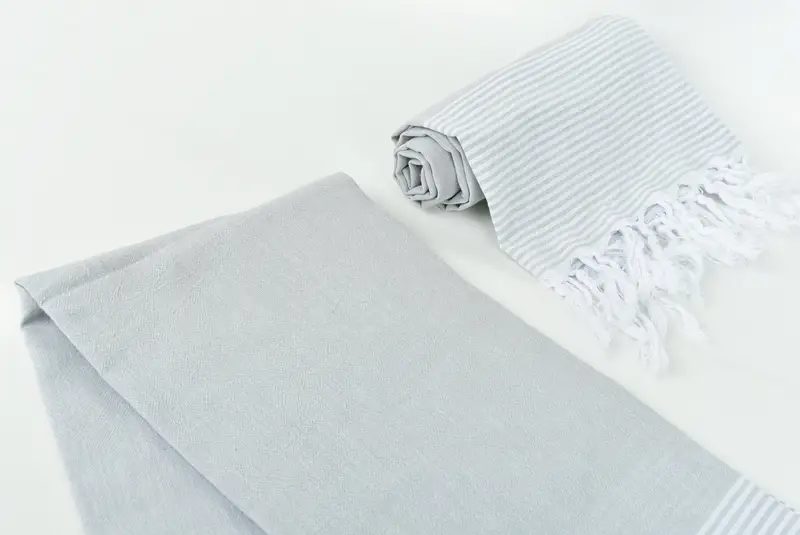 Towel With Name, Lightweight towel, 80x36 Cotton Striped Towel, Bachelor Gift, Summer Gift, Peshtemal Towel, Thin and lightweight Turkish peshtemal - 7