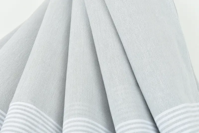Towel With Name, Lightweight towel, 80x36 Cotton Striped Towel, Bachelor Gift, Summer Gift, Peshtemal Towel, Thin and lightweight Turkish peshtemal - 5