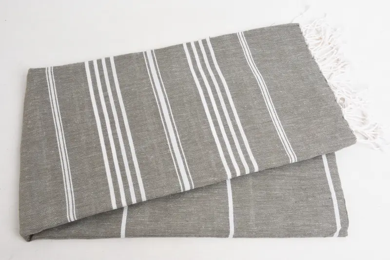 Home Decor Gifts, Fouta towel, Gift Towel, Soft and absorbent Turkish towel, Soft towel, 76x40 Cotton Striped Towel, Beach Towel Monogram, Spa Towel - 2