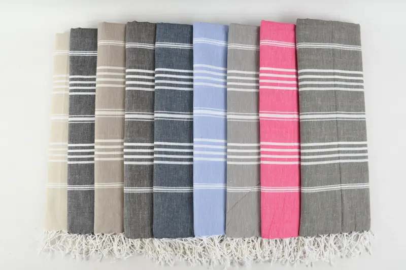 Home Decor Gifts, Fouta towel, Gift Towel, Soft and absorbent Turkish towel, Soft towel, 76x40 Cotton Striped Towel, Beach Towel Monogram, Spa Towel - 4