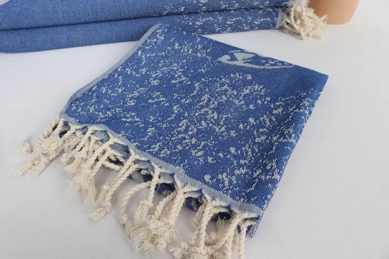 Monogram Kitchen Towel, Gift For Him, 36x18 Cotton Carretta Patterned Towel, Bathroom Towels, Personalized Gifts, Bridal Party Gifts, Holiday Towel - 6