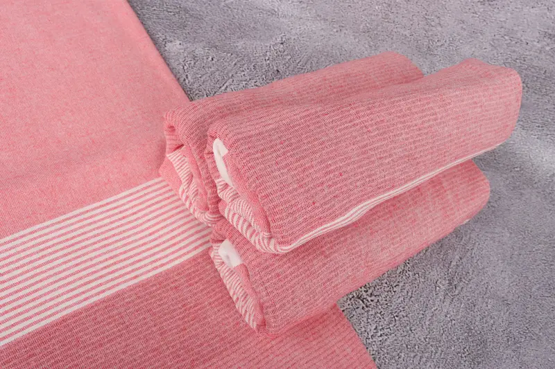 68x40 Cotton Striped Towel, Organic Turkish towel, Personalized Gift For Him, Quick-Dry Beach Towel, Sand-Resistant Peshtemal, Fouta towel - 7