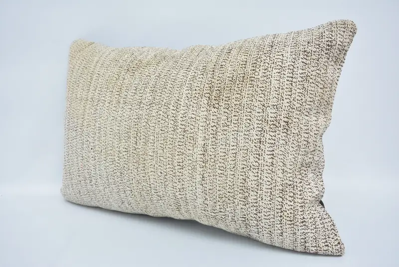 16x24 Beige Cushion, Interior Designer Pillow, Kilim Pillow Cover, Living Room Throw Cushion Case, Nomadic Cushion Case, Kilim Cushion Sham, Pillow - 4