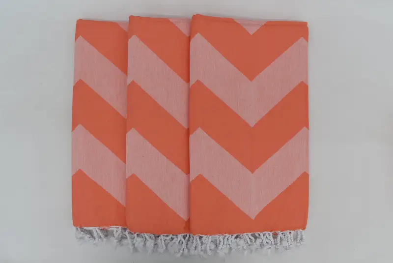 Monogram Turkish Bath Towel, 70x40 Cotton Zigzag Design Towel, Beach towel, Custom Towel, Bachelorette Party Gift, Best Friend Christmas Gift - 8