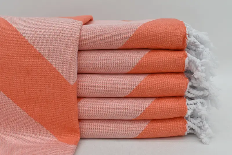 Monogram Turkish Bath Towel, 70x40 Cotton Zigzag Design Towel, Beach towel, Custom Towel, Bachelorette Party Gift, Best Friend Christmas Gift - 1