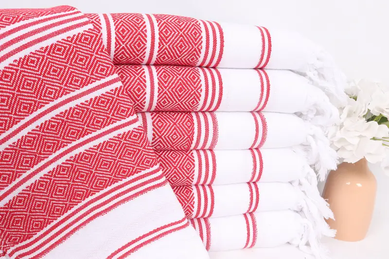 Anniversary Gift For Her, Wedding Gift Kitchen Towel, Turkish Hand Towel, Personalized Gift, 40x18 Cotton Diamond Towel, Personalized Hand Towel - 1