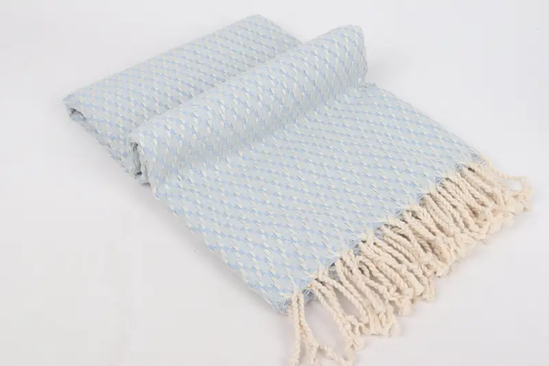 Bachelorette Gifts, Monogram Turkish Towel, Memorial Gift, Turkish Beach Towel Personalized, 68x40 Cotton Geometric Towel, Custom Wedding Gift - 6
