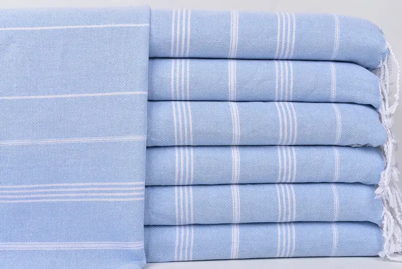Personalized Hand Towel, Wedding Gift, Birthday Gift, 38x18 Cotton Striped Towel, Summer Gift, Bachelorette Towel, Bridal Shower Gift, Kitchen Towel - 1