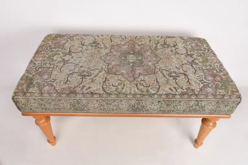 Modüler Yeşil & Pembe Kilim Osmanlı, Yün Karışımlı Koltuk Takımı