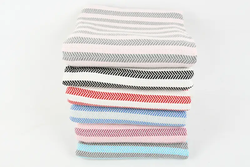 Quick-Dry Beach Towel, Monogrammed Beach Towel, Personalized Turkish Towel, Merry Christmas Gifts, 70x40 Cotton Herringbone Towel, Bridesmaid Towel - 5