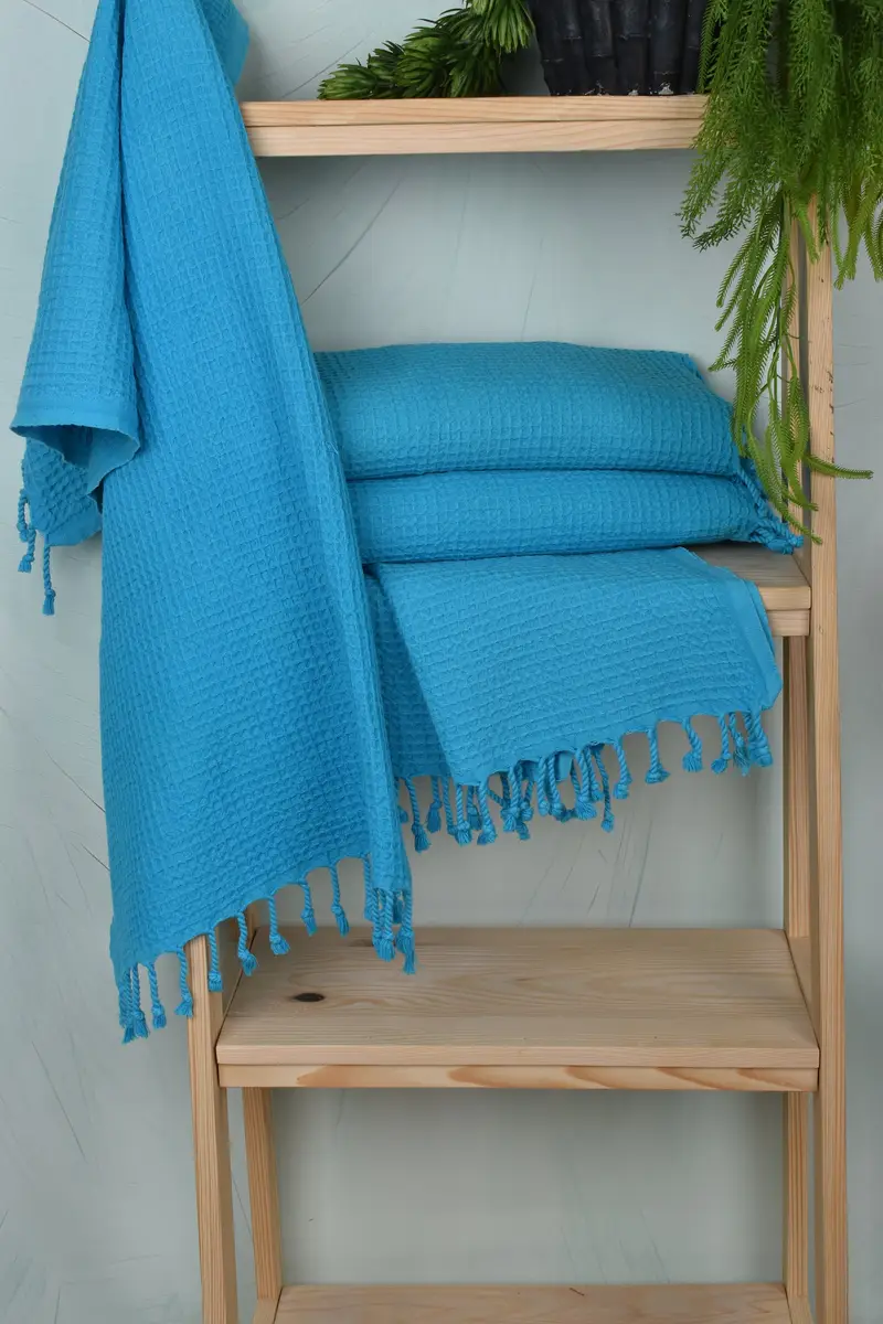 Organic Tea Towel, Organic Towel, Turkish Towel Hand Towel, 40x20 Cotton Waffle Towel, Merry Christmas Gifts, Wedding Gift, Personalized Hand Towel - 6
