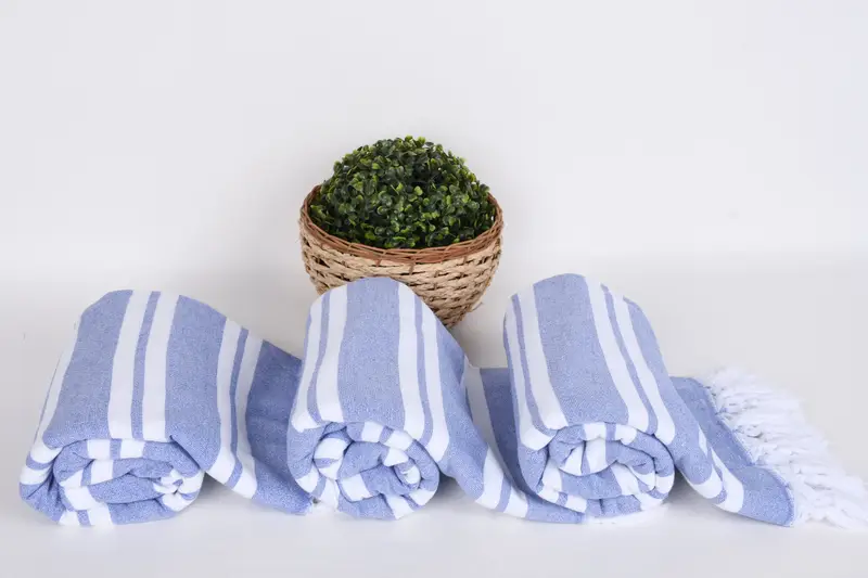 Turkish beach towel, 68x36 Cotton Striped Terry Towel, Gift Towel, Personalized Bridesmaid Beach Towel, Turkish towel, Gym Towel, Embroidered Towel - 8