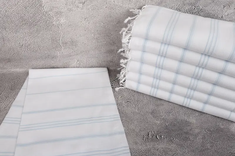 Personalized Dish Towel, Christmas Hand Towel, 40x24 Cotton Striped Towel, Wedding Gift Kitchen Towel, Turkish Tea Towel, Kitchen Towel - 2