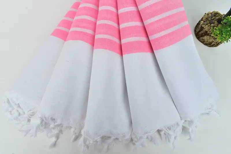 Quick-dry peshtemal, Gift For The Home Decor, Spa Towel, Turkish hand towel, Maid Of Honor Gift, Monogram Beach Towel, 70x40 Cotton Striped Towel - 4