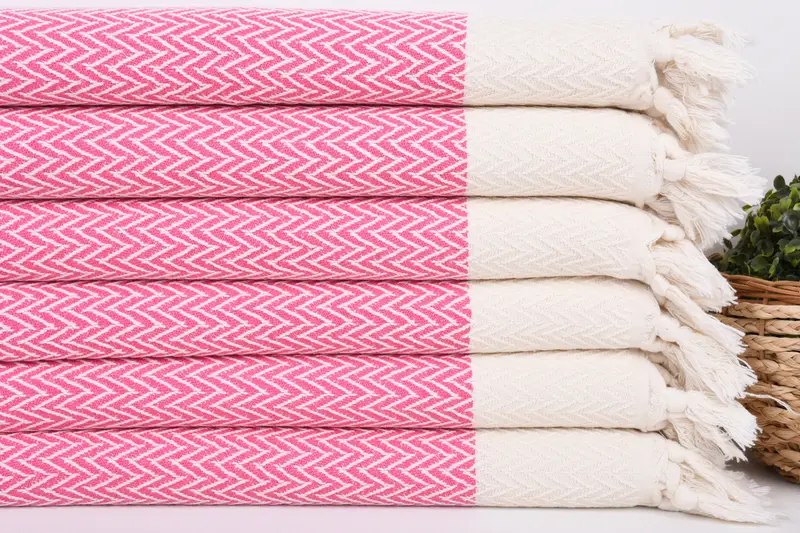 34x18 Pamuk Zikzag Tasarım Havlu, Kişiselleştirilmiş Hediye, Mutfak Havlu, Ev İçin Hediye, Düğün Günü için Hediye, Gelin Duş Favor, Kişiselleştirilmiş Hediyeler - 2