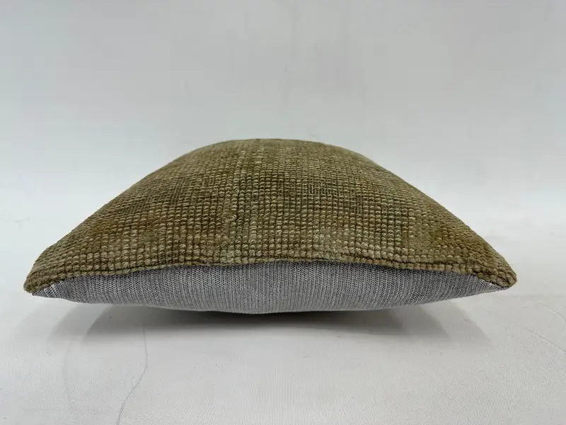 12x12 Brown Pillow Case, Cushion Case, Ikat Pillow, Turkish Pillow, Interior Designer Pillow, Ethnical Kilim Rug Pillow, Indoor Cushion Cover - 5