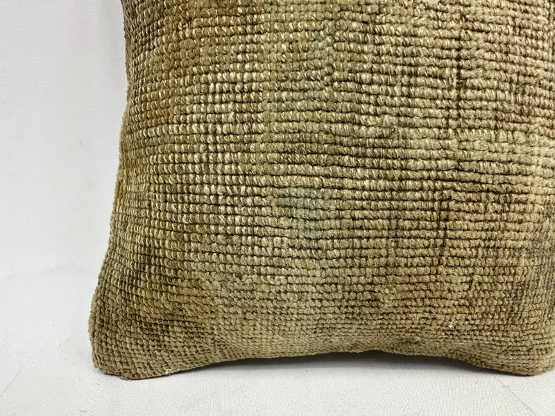 12x12 Brown Pillow Case, Cushion Case, Ikat Pillow, Turkish Pillow, Interior Designer Pillow, Ethnical Kilim Rug Pillow, Indoor Cushion Cover - 2