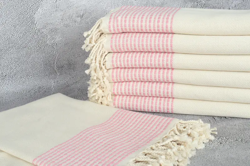 Monogram Turkish Bath Towel, 70x36 Cotton Striped Towel, Embroidered Beach Towel, Peshtemal Towel, Organic towel, Summer Gift, Engagement Gift - 2