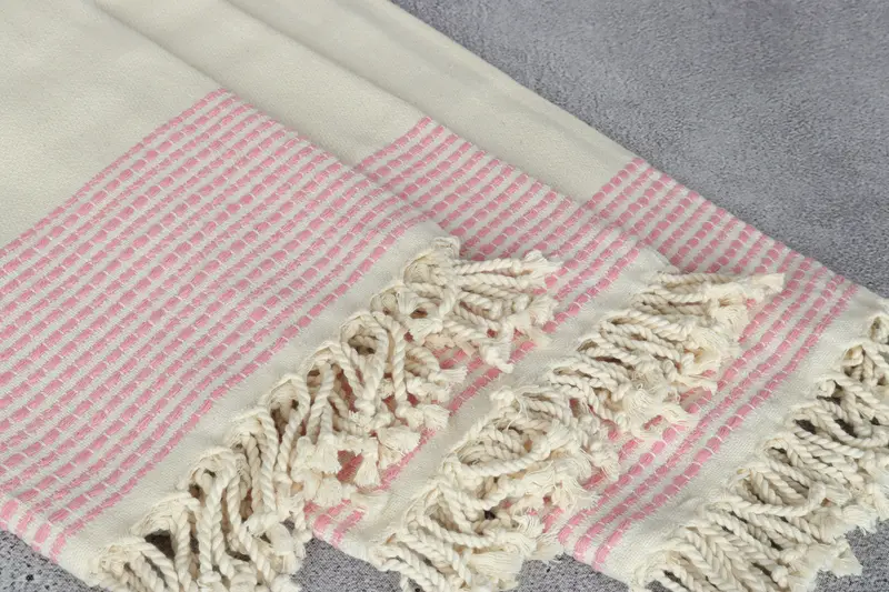 Monogram Turkish Bath Towel, 70x36 Cotton Striped Towel, Embroidered Beach Towel, Peshtemal Towel, Organic towel, Summer Gift, Engagement Gift - 5