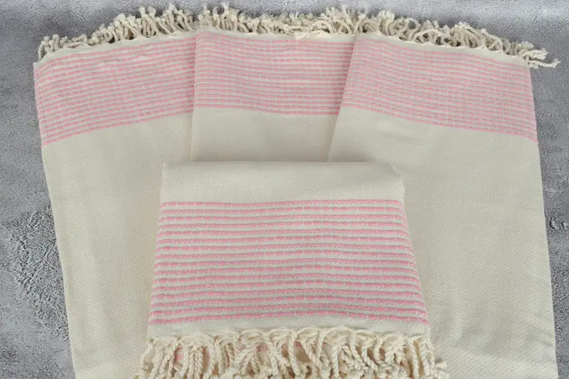 Monogram Turkish Bath Towel, 70x36 Cotton Striped Towel, Embroidered Beach Towel, Peshtemal Towel, Organic towel, Summer Gift, Engagement Gift - 4