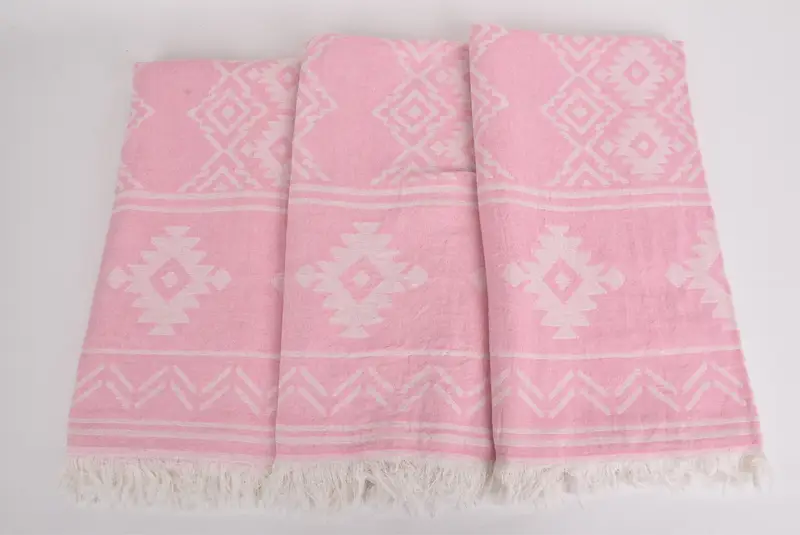 Bachelorette Party Gifts, Peshtemal Towel, 74x40 Cotton Geometric Towel, Luxury Beach Towel, Peshtemal, Cotton towel, Gym Towel, Fouta towel - 7