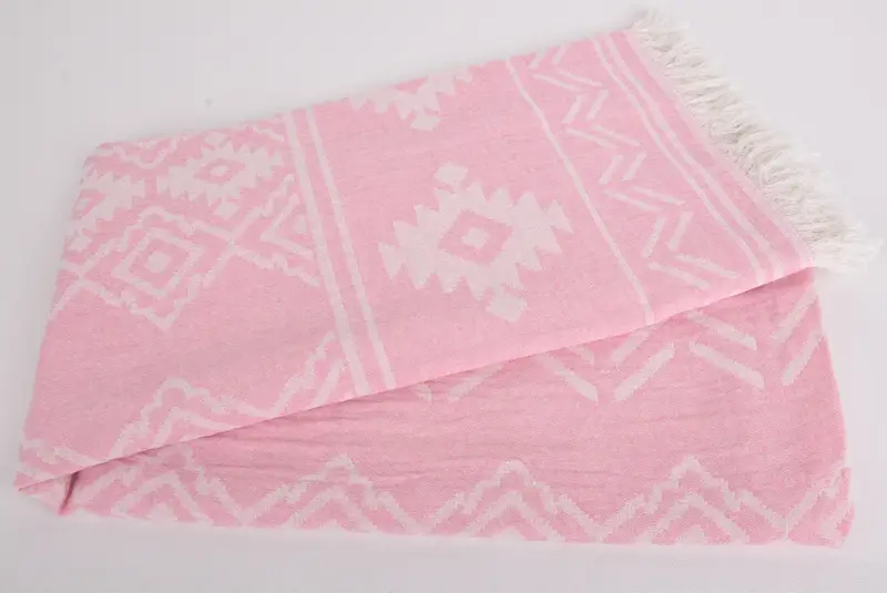 Bachelorette Party Gifts, Peshtemal Towel, 74x40 Cotton Geometric Towel, Luxury Beach Towel, Peshtemal, Cotton towel, Gym Towel, Fouta towel - 4