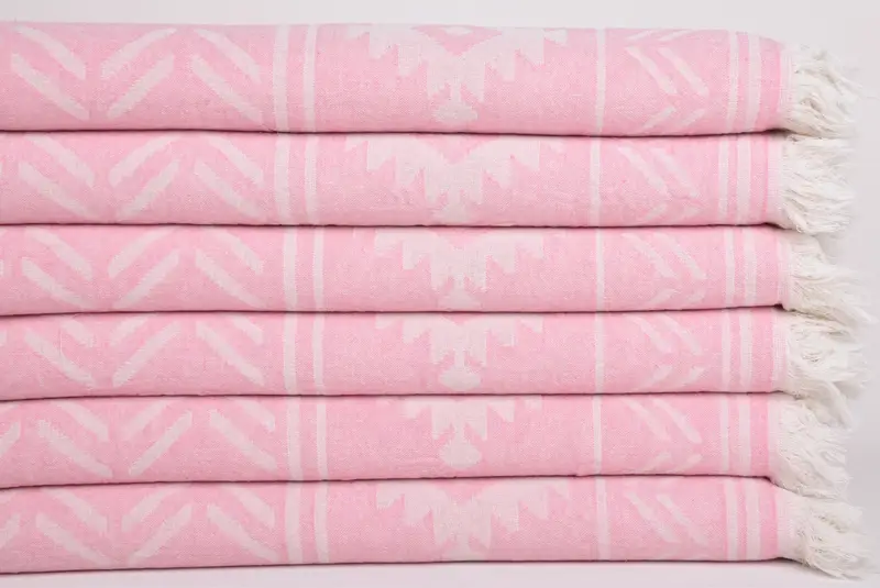 Bachelorette Party Gifts, Peshtemal Towel, 74x40 Cotton Geometric Towel, Luxury Beach Towel, Peshtemal, Cotton towel, Gym Towel, Fouta towel - 2