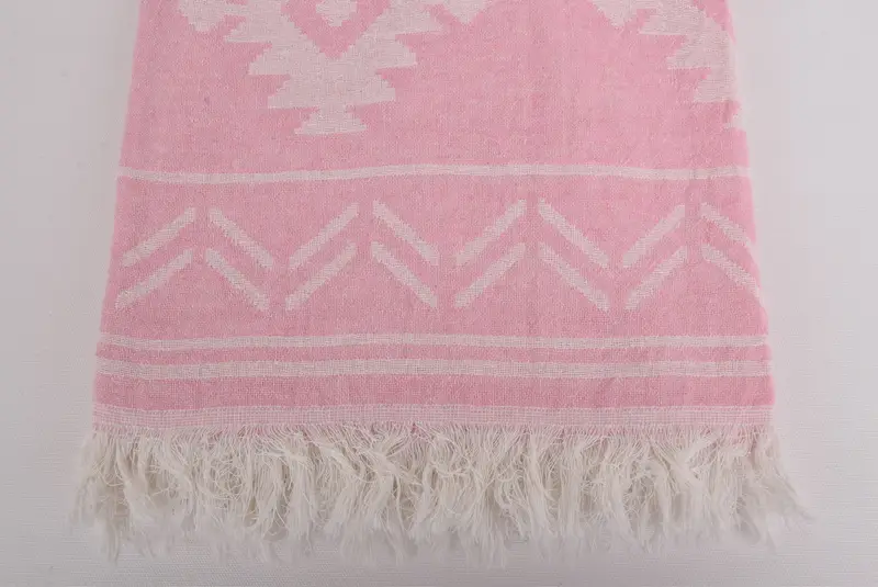 Bachelorette Party Gifts, Peshtemal Towel, 74x40 Cotton Geometric Towel, Luxury Beach Towel, Peshtemal, Cotton towel, Gym Towel, Fouta towel - 3