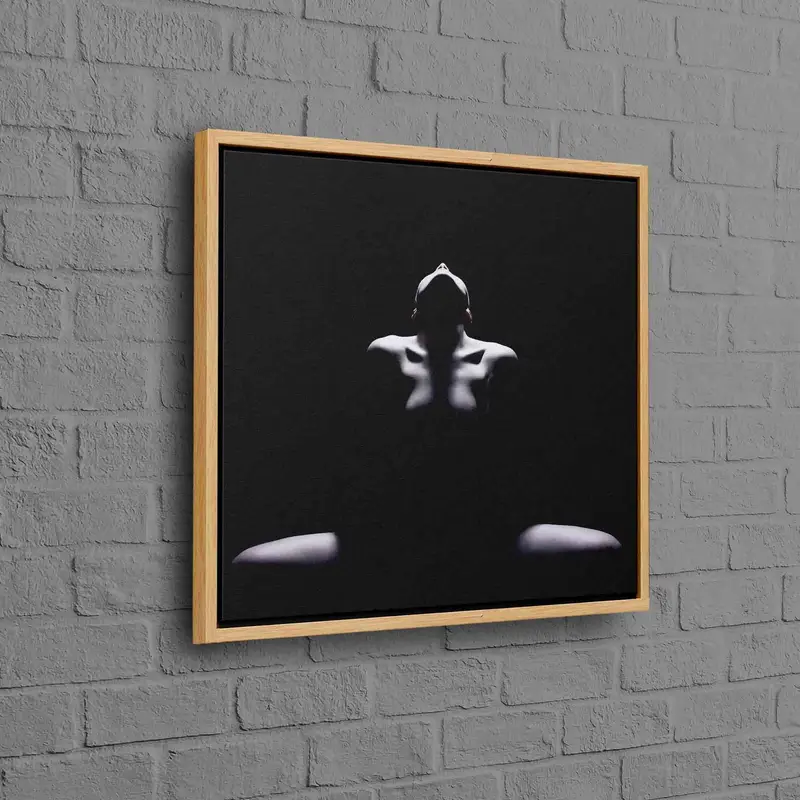 Şehvetli Kadın Kanvas Tablo: Zarif Erotik Sanat Dekoru