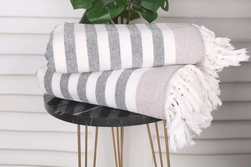 Peshtemal Towel, 68x40 Cotton Striped Terry Towel, Gift For Wedding Day, Bachelor Gifts, Personalised Gift, Bachelor Bachelorette Party Favors - 3