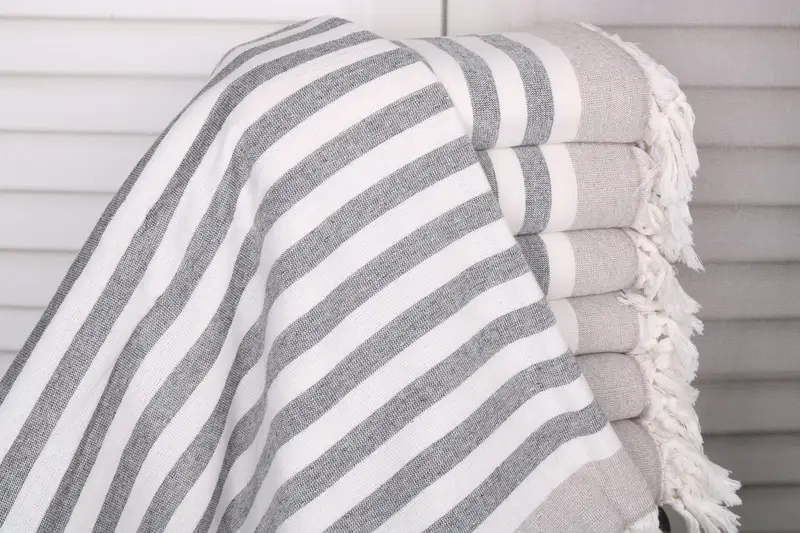 Peshtemal Towel, 68x40 Cotton Striped Terry Towel, Gift For Wedding Day, Bachelor Gifts, Personalised Gift, Bachelor Bachelorette Party Favors - 1