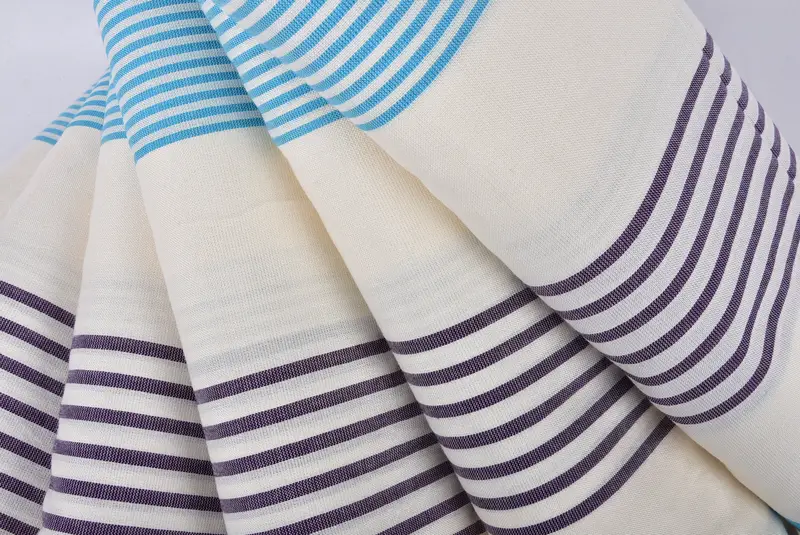 70x40 Cotton Striped Towel, Turkish Towel Beach Towel, Yoga Towel, Halloween Gifts, Turkish beach towel, Turkish Towel USA, Bridal Shower Favors - 5