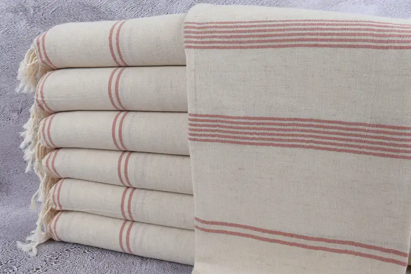 Hammam towel, Monogram Turkish Towel, Bachelorette Party Gift, Baby Boy Gift, Sand-Resistant Peshtemal, 80x36 Cotton Striped Towel, Bridesmaid Towel - 1