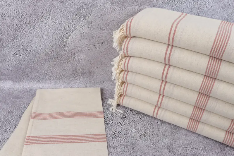 Hammam towel, Monogram Turkish Towel, Bachelorette Party Gift, Baby Boy Gift, Sand-Resistant Peshtemal, 80x36 Cotton Striped Towel, Bridesmaid Towel - 2
